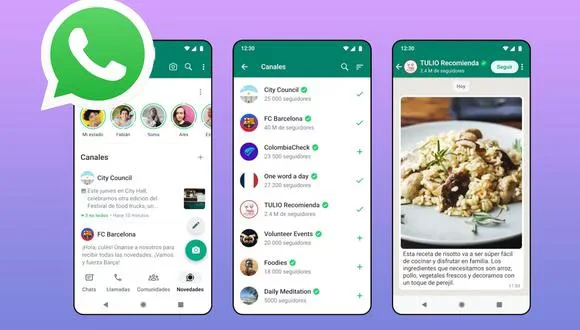 قابلیت چنل واتساپ