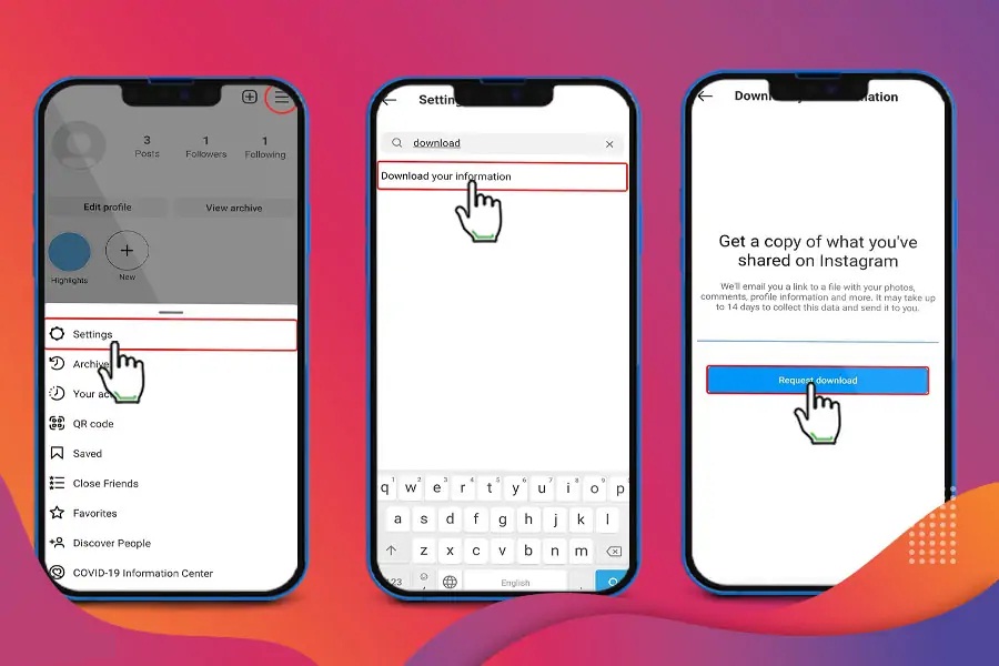 آموزش رفتن به اولین پیام دایرکت در اینستاگرام